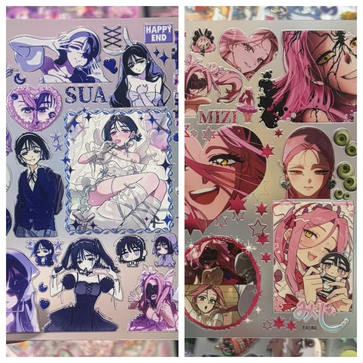 Cosplay Prop Book - Stiker 3D Embos Anime Alien Stage