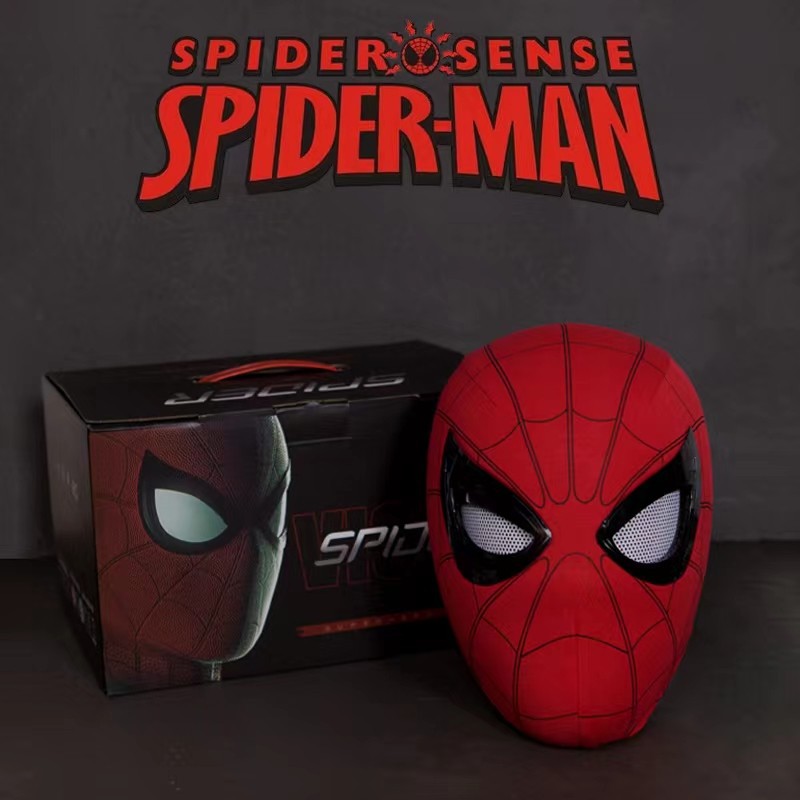 Cosplay Fire Prop - Topeng Superhero/Helm Spider-Man, Cosplay Karakter Anime,
