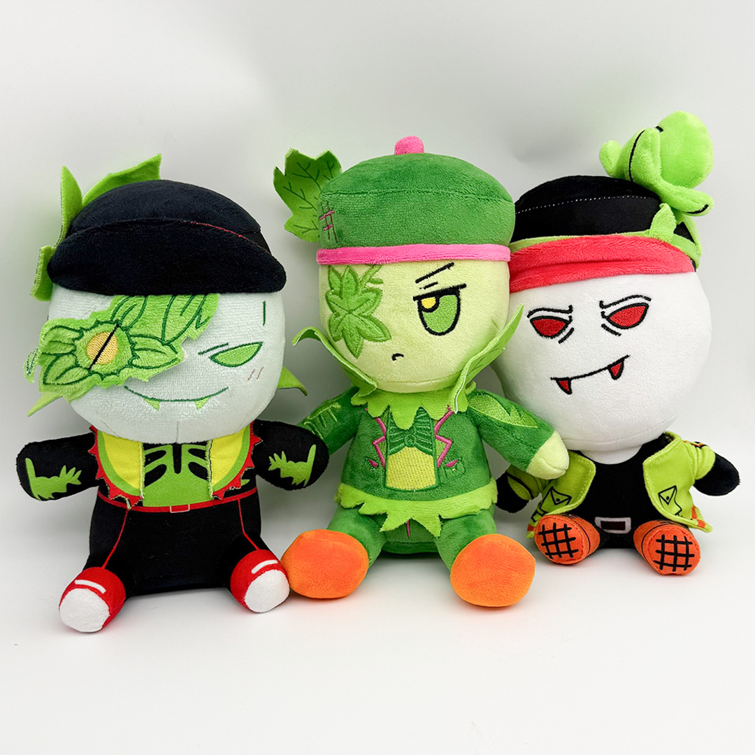 Cosplay Plushie Prop - Boneka Lucu Lobak Hijau Plushies Griefer
