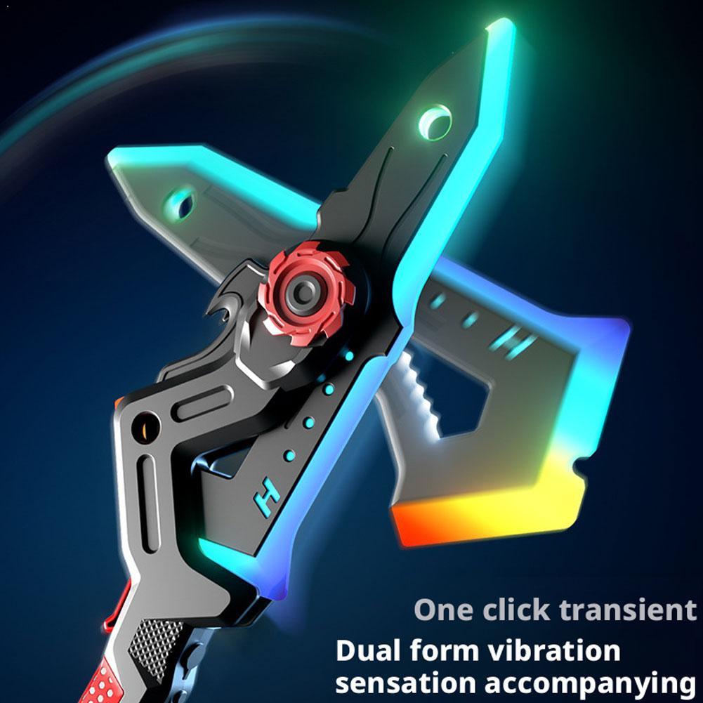Cosplay Prop Axe - Pedang Laser Mainan Dapat Berubah Bentuk