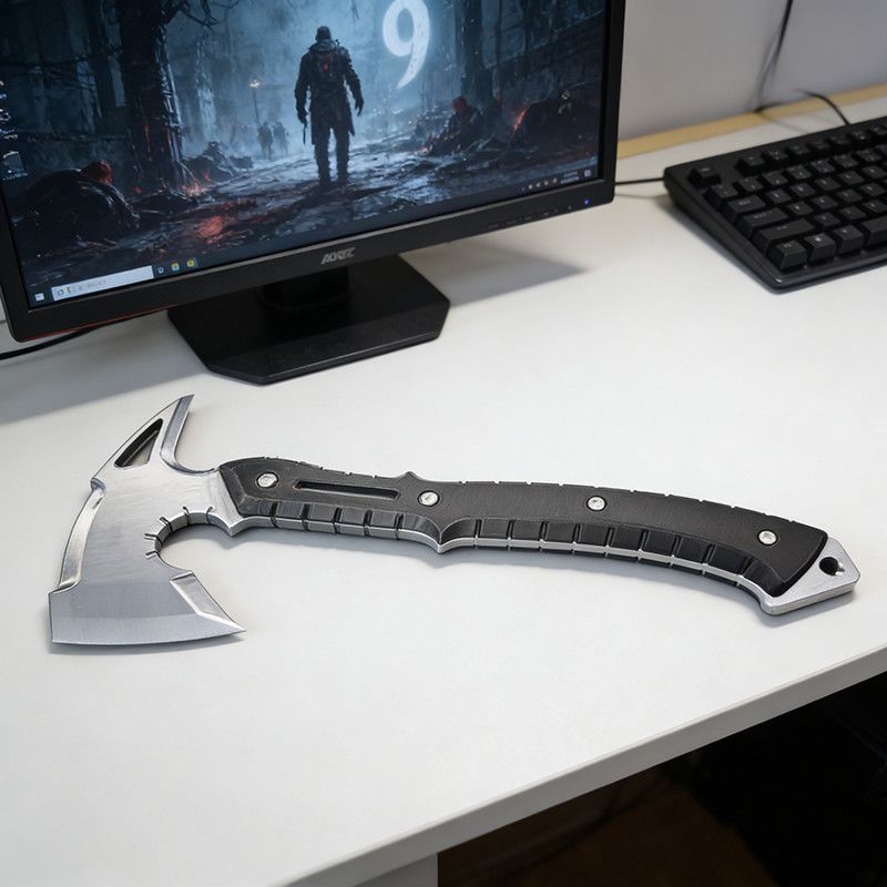 Cosplay Prop Axe - Cosplay Biohazard RE9 Kapak Plastik Cetak