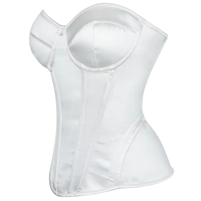 Korset Putih untuk Wanita, Bus - Boning Corset Steel ulasan dan harga