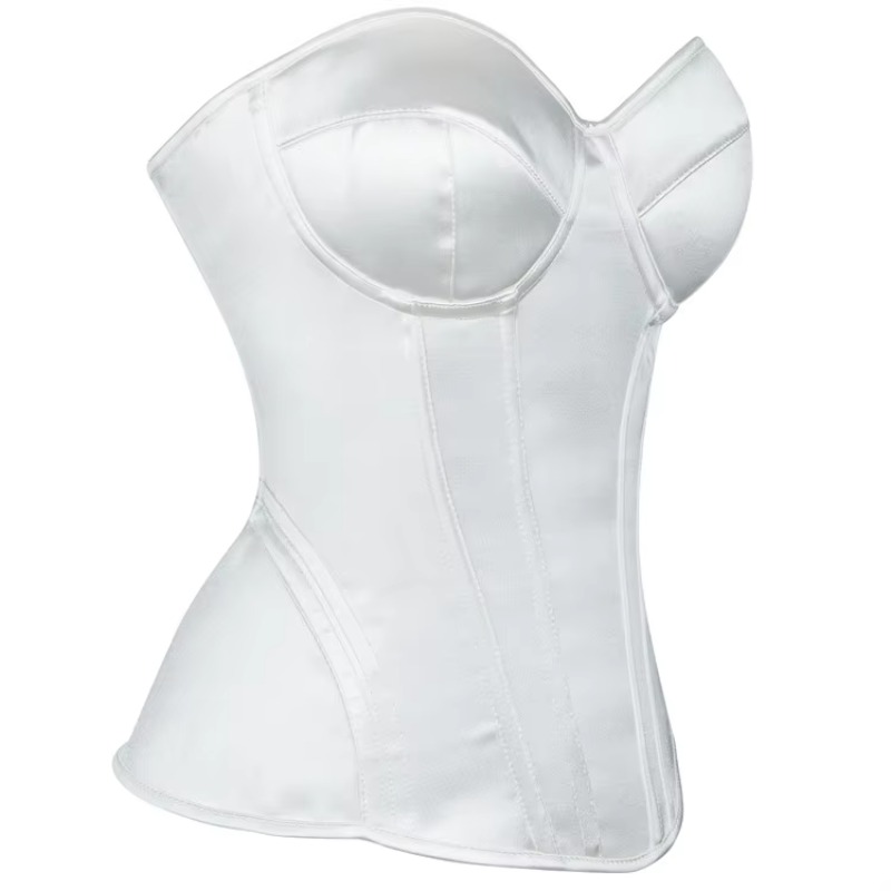 Korset Putih untuk Wanita, Bus - Boning Corset Steel ulasan dan harga
