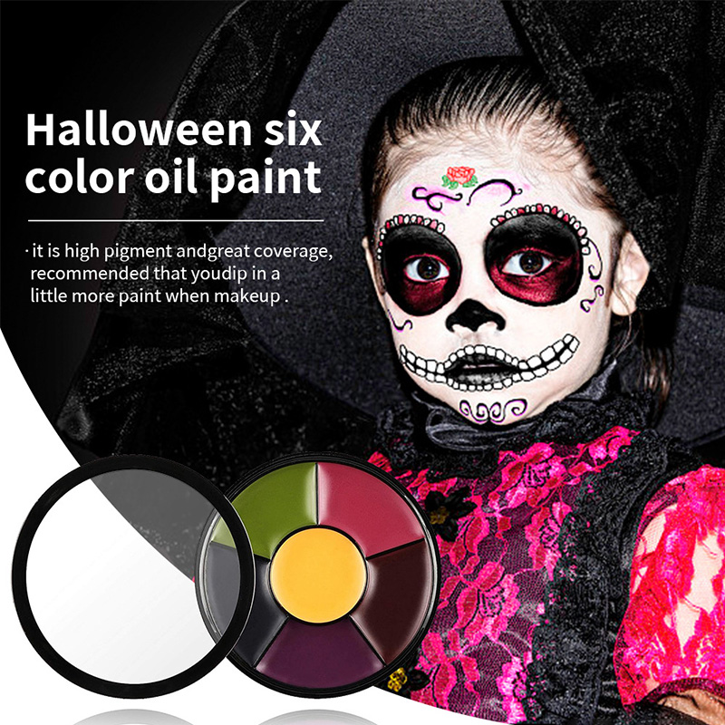 Palet cat wajah minyak 6 warna - Body Paint Sfx ulasan dan harga