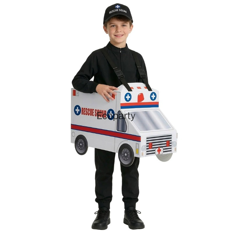 Kostum Ambulans Pemadam Kebaka - Cosplay Fire Prop ulasan dan harga