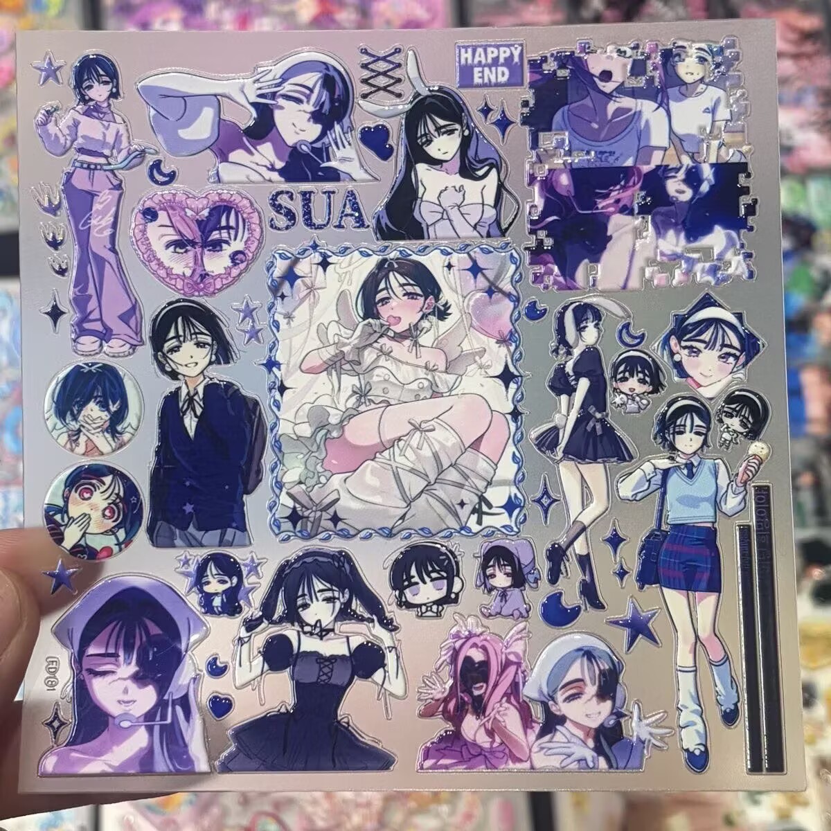 Stiker 3D Embos Anime Alien St - Cosplay Prop Book ulasan dan harga