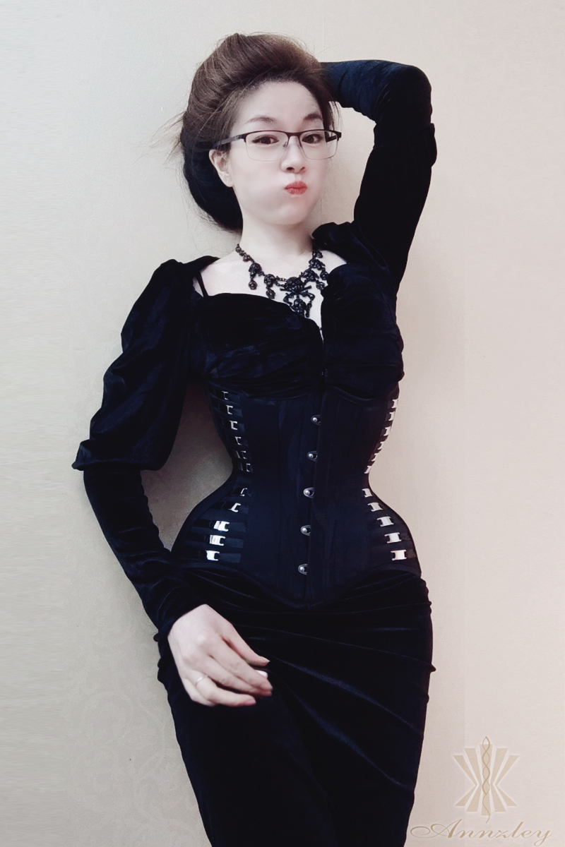 Annzley baru hitam tipis perse - Boning Corset Steel ulasan dan harga