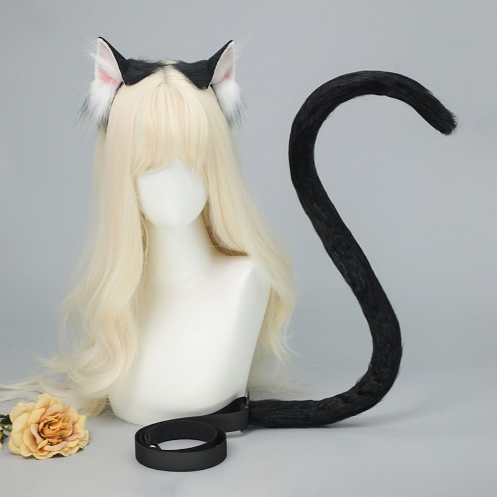 Set Bando Kuping Kucing Realis - Cosplay Prop Kit ulasan dan harga