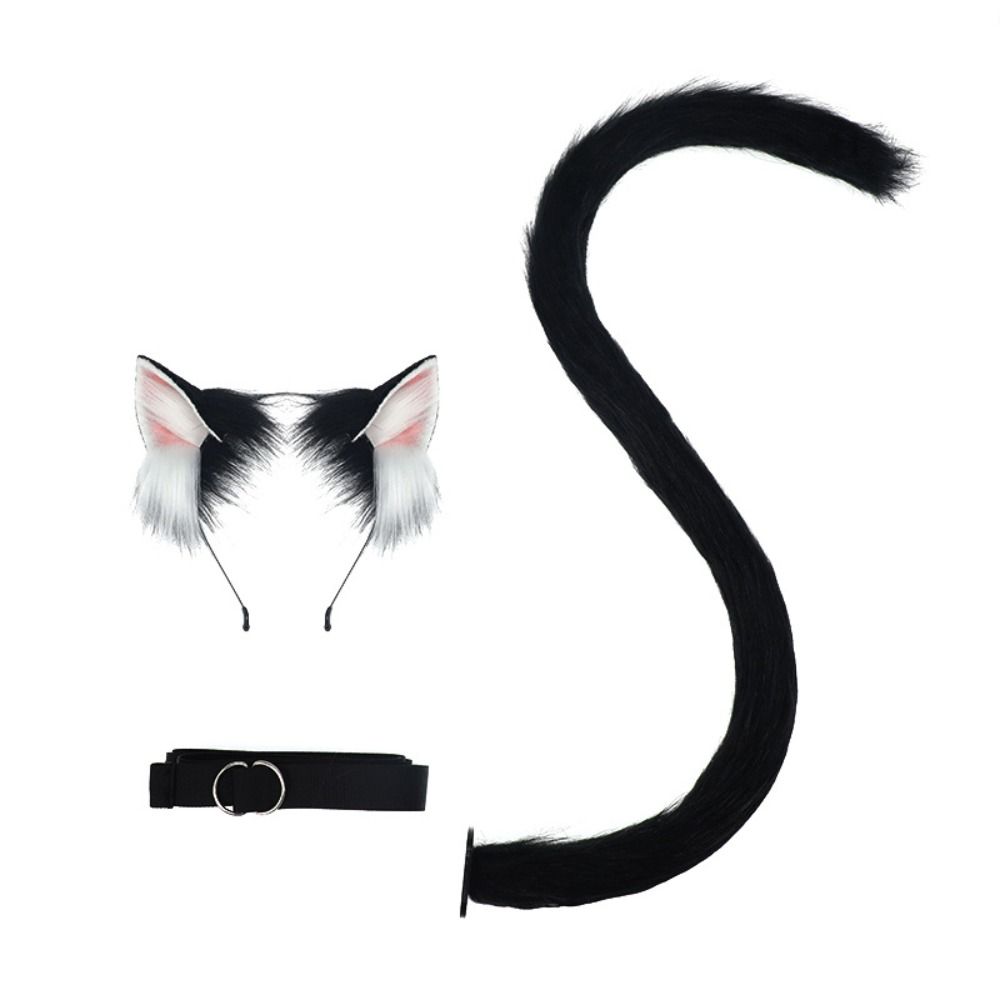 Set Bando Kuping Kucing Realis - Cosplay Prop Kit ulasan dan harga
