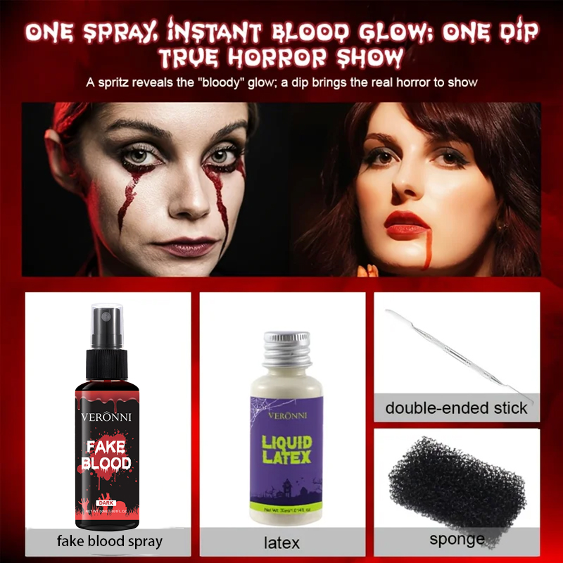 Kit Riasan SFX Lateks Cair den - Body Paint Sfx ulasan dan harga