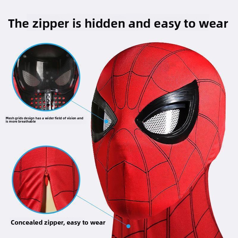 Topeng Superhero/Helm Spider-M - Cosplay Fire Prop ulasan dan harga