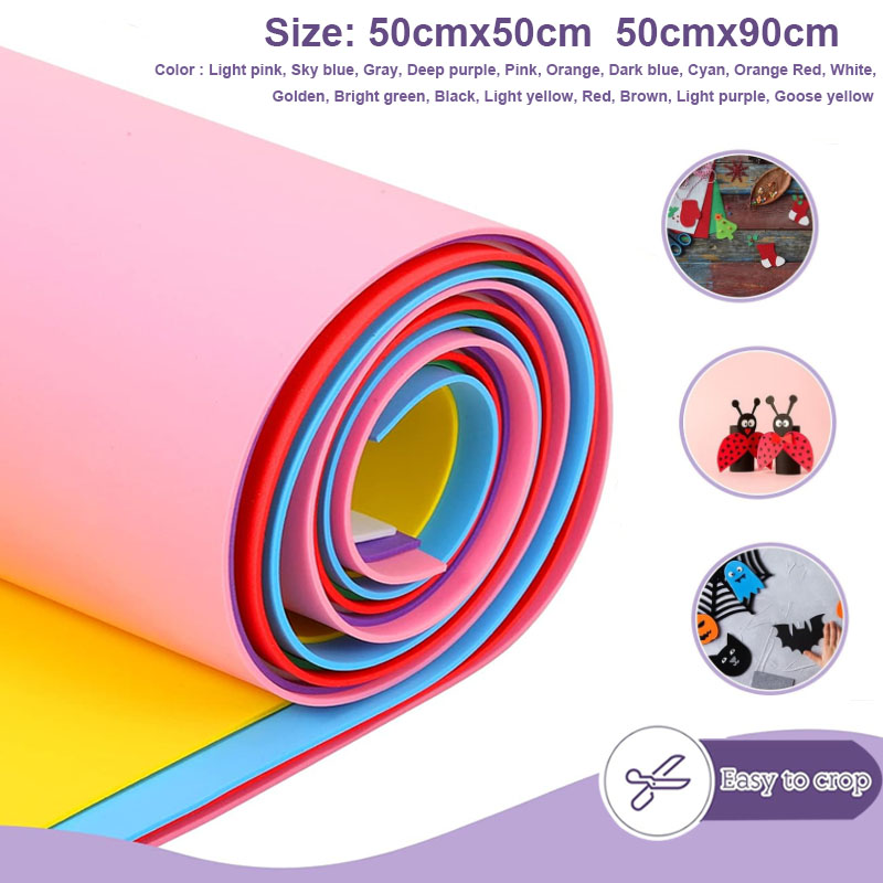 1 buah busa Eva warna-warni le - Eva Foam Sheet ulasan dan harga