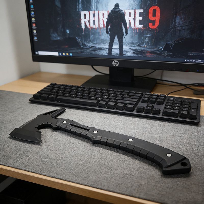 Cosplay Biohazard RE9 Kapak Pl - Cosplay Prop Axe ulasan dan harga